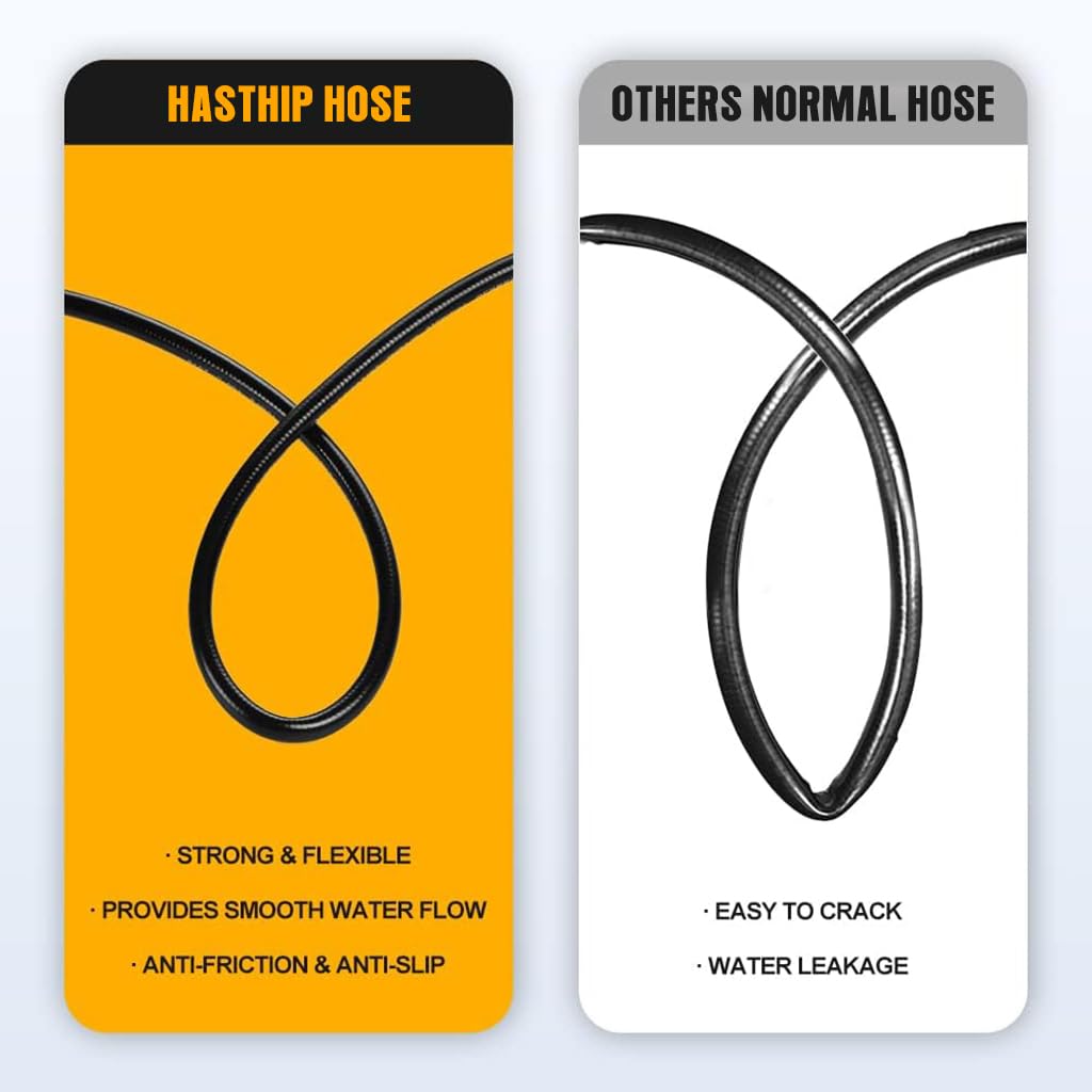 HASTHIP 6m High Pressure Washer Hose, Heavy Duty Car Pressure Washer 5800 PSI Hose Pipe for Karcher Cazar Ballorex Jpt Starq Car Washers HASTHIP 6m High Pressure Washer Hose, Heavy Duty Car Pressure Washer 5800 PSI Hose Pipe for Karcher Cazar Ballorex Jpt Starq Car Washers